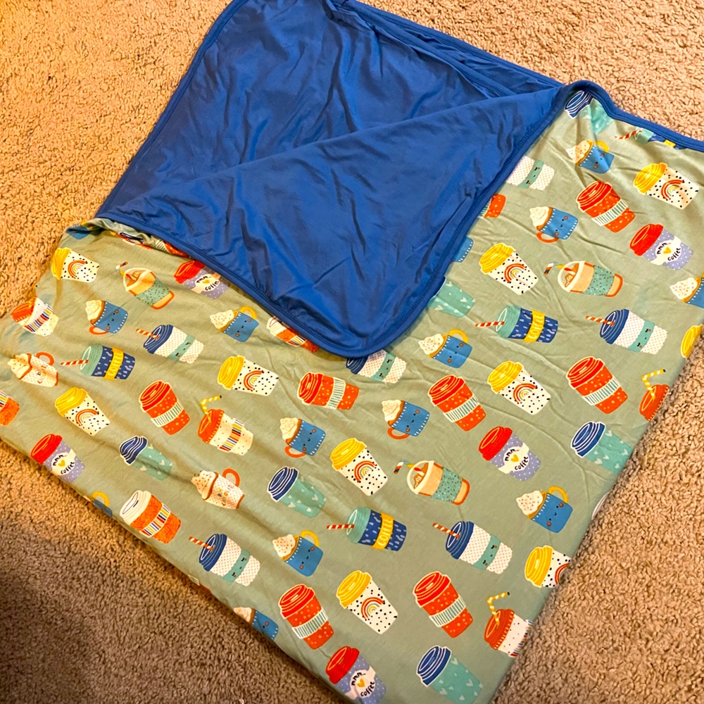 Little Sleepies “love you a latte” blanket